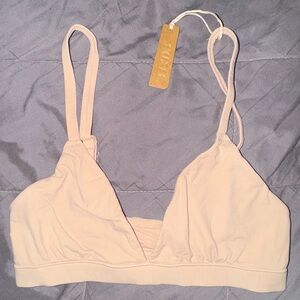 SKIMS TRIANGLE BRALETTE 'MICA' XXS